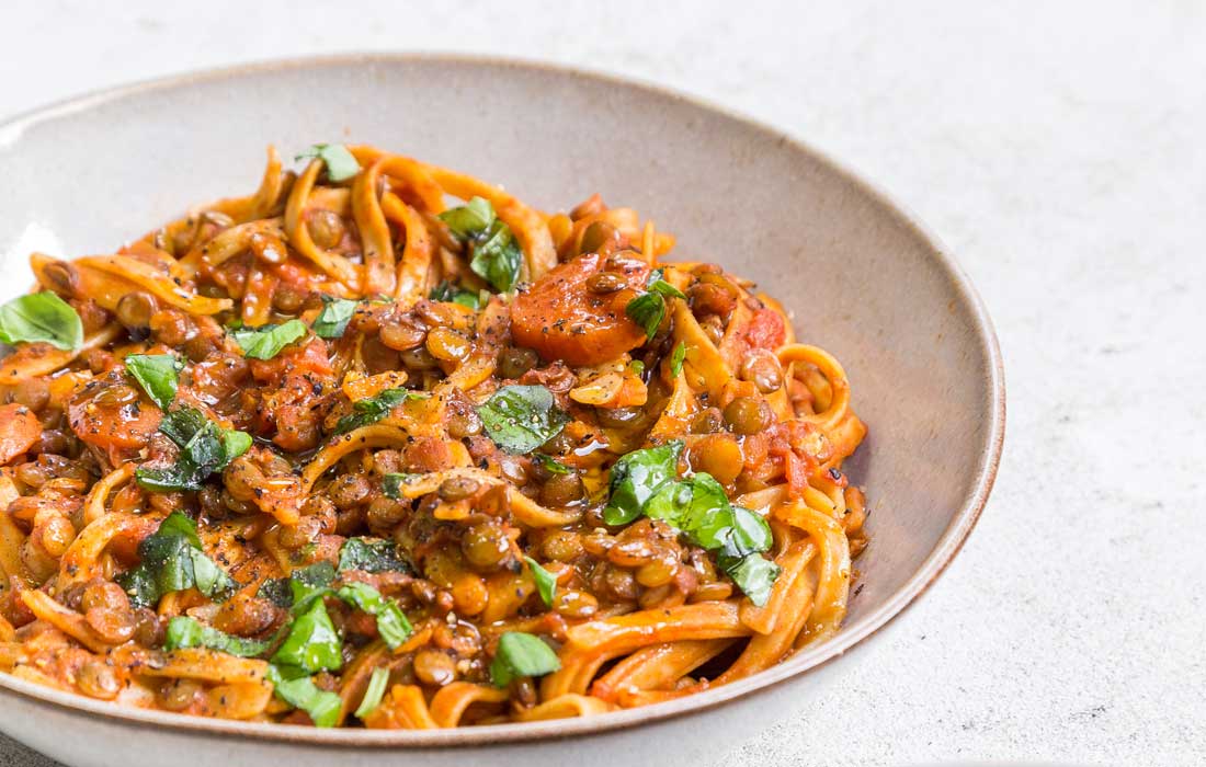Vegan Lentil Bolognese